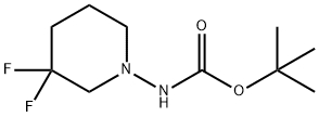 (3,3-Difluoro-piperidin-1-yl)-carbamic acid tert-butyl ester,2716848-98-3,结构式