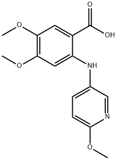 2718972-24-6 4,5-二甲氧基-2-[(6-甲氧基-3-吡啶基)氨基]苯甲酸