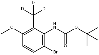 2719751-60-5 1,1-二甲基乙基N-[6-溴-3-甲氧基-2-(甲基)苯基]氨基甲酸酯-D3