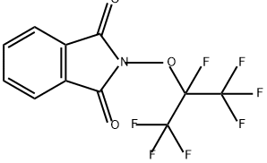 1H-Isoindole-1,3(2H)-dione, 2-[1,2,2,2-tetrafluoro-1-(trifluoromethyl)ethoxy]- Struktur