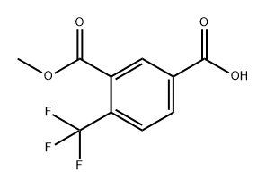 3-(甲氧羰基)-4-(三氟甲基)苯甲酸,2721486-52-6,结构式