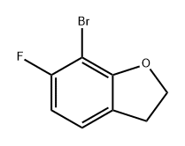 Benzofuran, 7-bromo-6-fluoro-2,3-dihydro-|7-溴-6-氟-2,3-二氢苯并呋喃