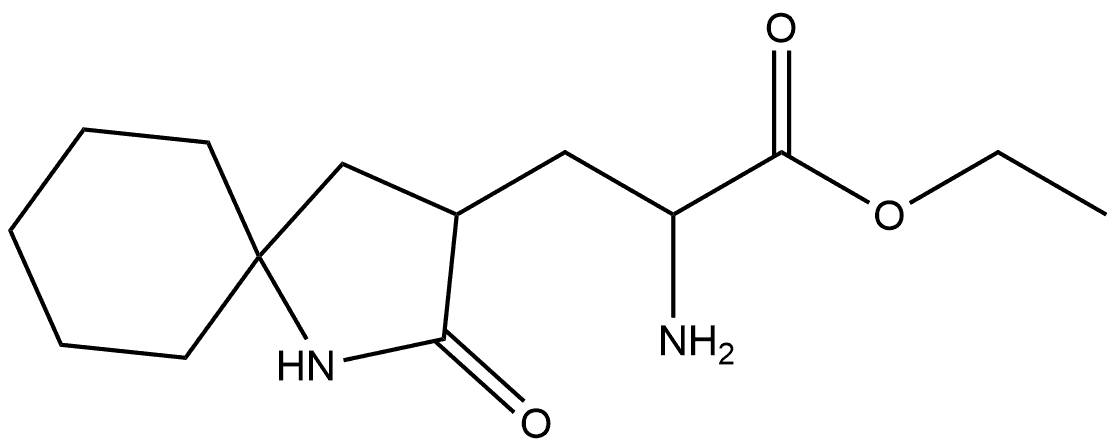 2723435-07-0 2-氨基-3-(2-氧代-1-氮杂螺[4.5]癸烷-3-基)丙酸乙酯