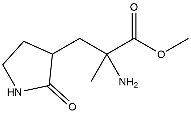 2723435-48-9 2-氨基-2-甲基-3-(2-氧代吡咯烷-3-基)丙酸甲酯