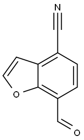 7-甲酰基苯并呋喃-4-甲腈,2725742-01-6,结构式