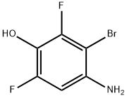 4-Amino-3-bromo-2,6-difluorophenol Struktur