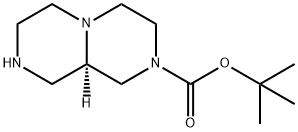 2H-Pyrazino[1,2-a]pyrazine-2-carboxylic acid, octahydro-, 1,1-dimethylethyl ester, (9aR)-|叔-丁基 (9AR)-1,3,4,6,7,8,9,9A-八氢吡喃联氮基[1,2-A]吡嗪-2-羧酸酯