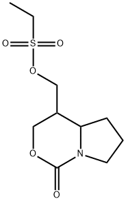 (Hexahydro-1-oxo-1H-pyrrolo[1,2-c][1,3]oxazin-4-yl)methyl ethanesulfonate Structure