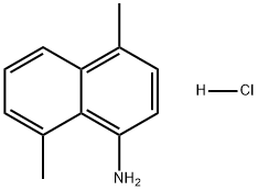 1-Naphthalenamine, 4,8-dimethyl-, hydrochloride (1:1) Struktur