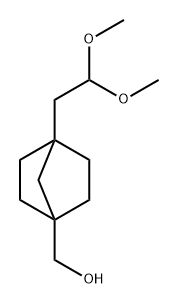 Bicyclo[2.2.1]heptane-1-methanol, 4-(2,2-dimethoxyethyl)- Struktur