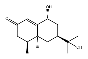 2(3H)-Naphthalenone, 4,4a,5,6,7,8-hexahydro-8-hydroxy-6-(1-hydroxy-1-methylethyl)-4,4a-dimethyl-, (4S,4aS,6S,8R)-|(4S,4AS,6S,8R)-8-羟基-6-(2-羟基丙-2-基)-4,4A-二甲基-4,4A,5,6,7,8-六氢萘-2(3H)-酮