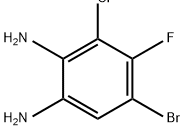 5-bromo-3-chloro-4-fluorobenzene-1,2-diamine Structure