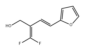 2-(二氟亚甲基)-4-(呋喃-2-基)丁-3-烯-1-醇,2728706-51-0,结构式