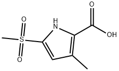3-甲基-5-(甲磺酰基)-1H-吡咯-2-羧酸,2730026-69-2,结构式
