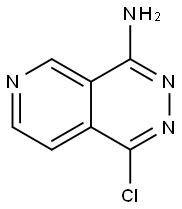 1-氯吡啶并[3,4-D]哒嗪-4-胺 结构式