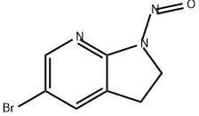 5-bromo-1-nitroso-1H,2H,3H-pyrrolo[2,3-b]pyridine 结构式