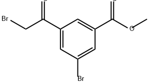 methyl 3-bromo-5-(2-bromoacetyl)benzoate Structure