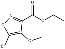 5-溴-4-甲氧基异噁唑-3-羧酸乙酯, 2731007-80-8, 结构式