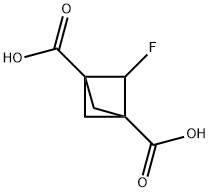 Bicyclo[1.1.1]pentane-1,3-dicarboxylic acid, 2-fluoro- Structure