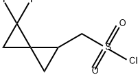 {4,4-difluorospiro[2.2]pentan-1-yl}methanesulfony
l chloride Structure