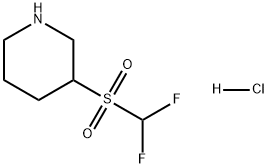 2731011-10-0 3-((二氟甲基)磺酰基)哌啶盐酸盐
