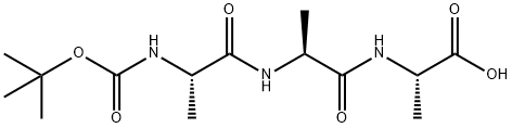 L-Alanine, N-[(1,1-dimethylethoxy)carbonyl]-L-alanyl-L-alanyl- Structure