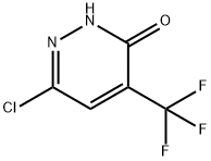 3(2H)-Pyridazinone, 6-chloro-4-(trifluoromethyl)-|6-氯-4-(三氟甲基)哒嗪-3(2H)-酮