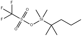 (1,1-二甲基丁基)二甲基硅烷基 三氟甲磺酸盐,2733915-93-8,结构式