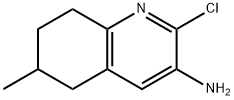 3-Quinolinamine, 2-chloro-5,6,7,8-tetrahydro-6-methyl- Struktur