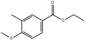 Ethyl 3-methyl-4-(methylthio)benzoate Structure