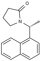 2734841-74-6 2-Pyrrolidinone, 1-[(1R)-1-(1-naphthalenyl)ethyl]-