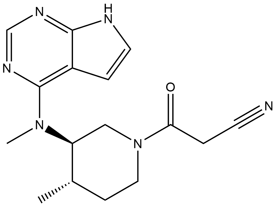 托法替尼杂质26,2734856-31-4,结构式