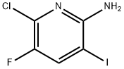 2-Pyridinamine, 6-chloro-5-fluoro-3-iodo- Struktur