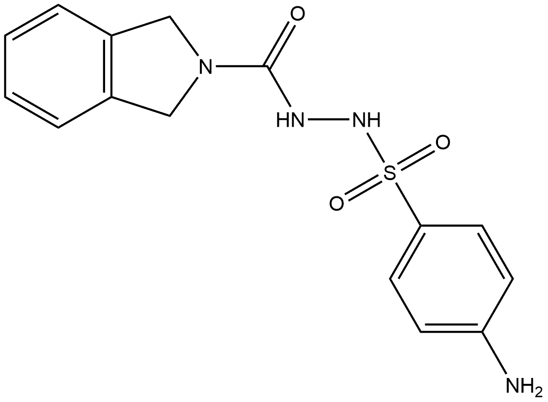 4-amino-N'-(isoindoline-2-carbonyl)benzenesulfonohydrazide Structure