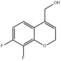 7,8-二氟-2H-1-苯并吡喃-4-甲醇, 2734925-14-3, 结构式