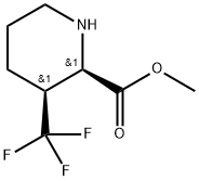 REL-甲基(2R,3S)-3-(三氟甲基)哌啶-2-甲酸酯, 2735653-00-4, 结构式