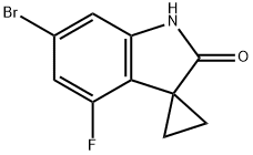 2735699-15-5 6'-溴-4'-氟螺[环丙烷-1,3'-吲哚啉]-2'-酮