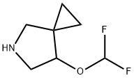 7-(二氟甲氧基)-5-氮杂螺[2.4]庚烷,2735701-07-0,结构式