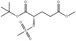 Pentanedioic acid, 2-[(methylsulfonyl)oxy]-, 1-(1,1-dimethylethyl) 5-methyl ester, (2S)-|MS-GLU(OME)-OTBU