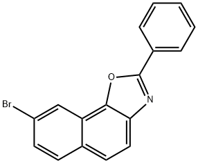 Naphth[2,1-d]oxazole, 8-bromo-2-phenyl- Structure