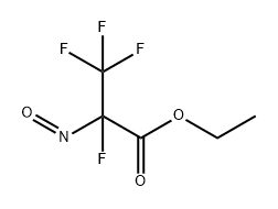 Propanoic acid, 2,3,3,3-tetrafluoro-2-nitroso-, ethyl ester Structure