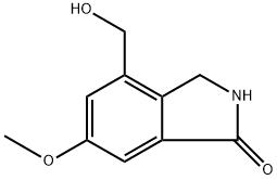 4-(hydroxymethyl)-6-methoxyisoindolin-1 -one Structure