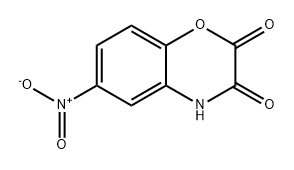 2H-1,4-Benzoxazine-2,3(4H)-dione, 6-nitro- Structure