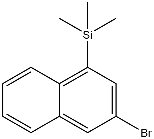 3-Bromo-1-(trimethylsilyl)naphthalene,2740613-02-7,结构式