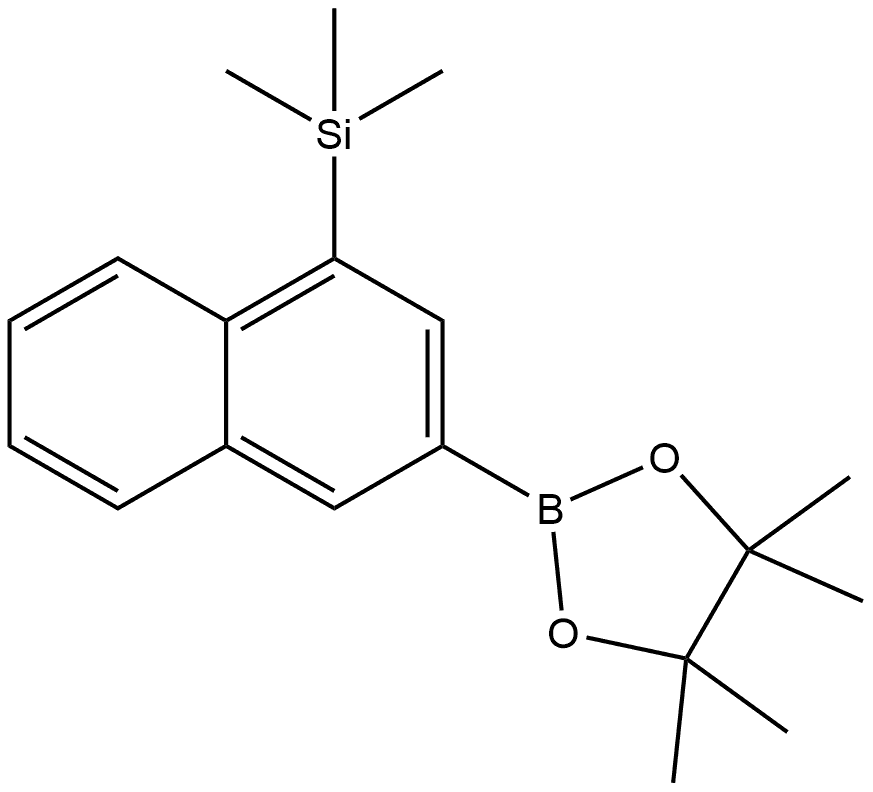 4,4,5,5-Tetramethyl-2-[4-(trimethylsilyl)-2-naphthalenyl]-1,3,2-dioxaborolane|