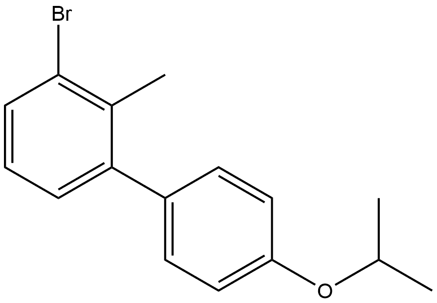 3-Bromo-2-methyl-4'-(1-methylethoxy)-1,1'-biphenyl,2741179-28-0,结构式