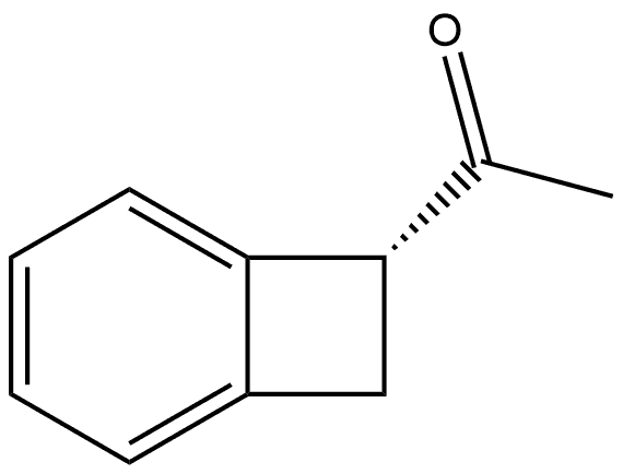 (R)-1-(bicyclo[4.2.0]octa-1,3,5-trien-7-yl)ethan-1-one 结构式