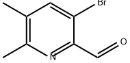 3-bromo-5,6-dimethylpyridine-2-carbaldehyde Structure