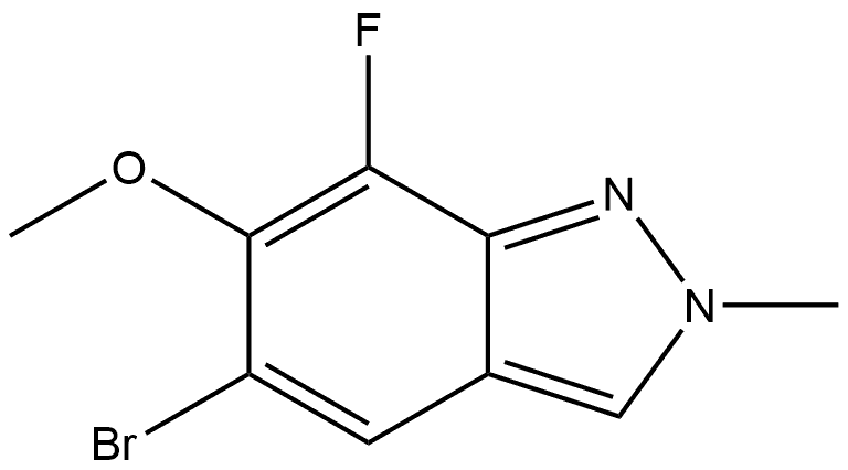 5-bromo-7-fluoro-6-methoxy-2-methyl-2H-indazole|5-溴-7-氟-6-甲氧基-2-甲基-2H-吲唑