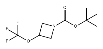 1-Azetidinecarboxylic acid, 3-(trifluoromethoxy)-, 1,1-dimethylethyl ester Structure